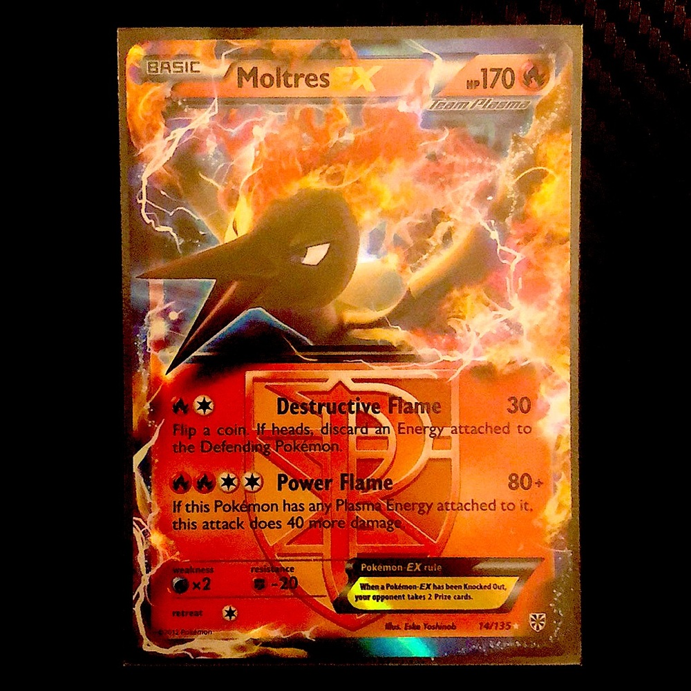 Pristine Ultra Rare Holo plasma storm Moltres EX 14/135